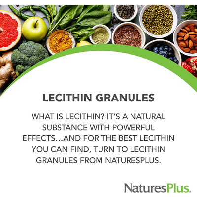 Лецитин у гранулах / Lecithin Granules Natural Soy, Nature's Plus, 340 г