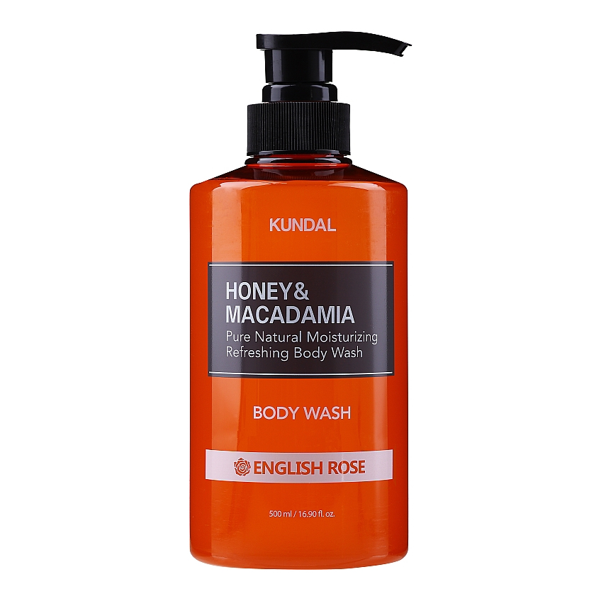 Гель для душа «Английская роза» Kundal Honey & Macadamia Body Wash English Rose