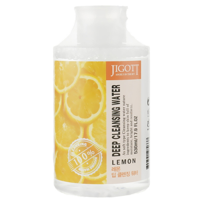 Очищающая вода с экстрактом лимона Jigott Lemon Deep Cleansing Water