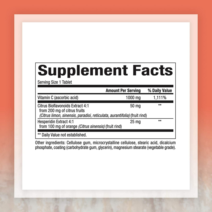 Витамин C / Vitamin C, Natural Factors, 1000 мг, 180 таблеток