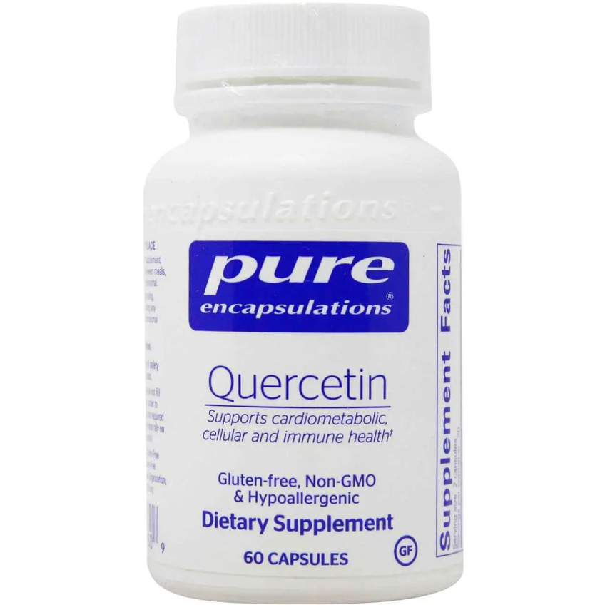 Кверцетин / Quercetin, Pure Encapsulations, 250 мг, 60 капсул