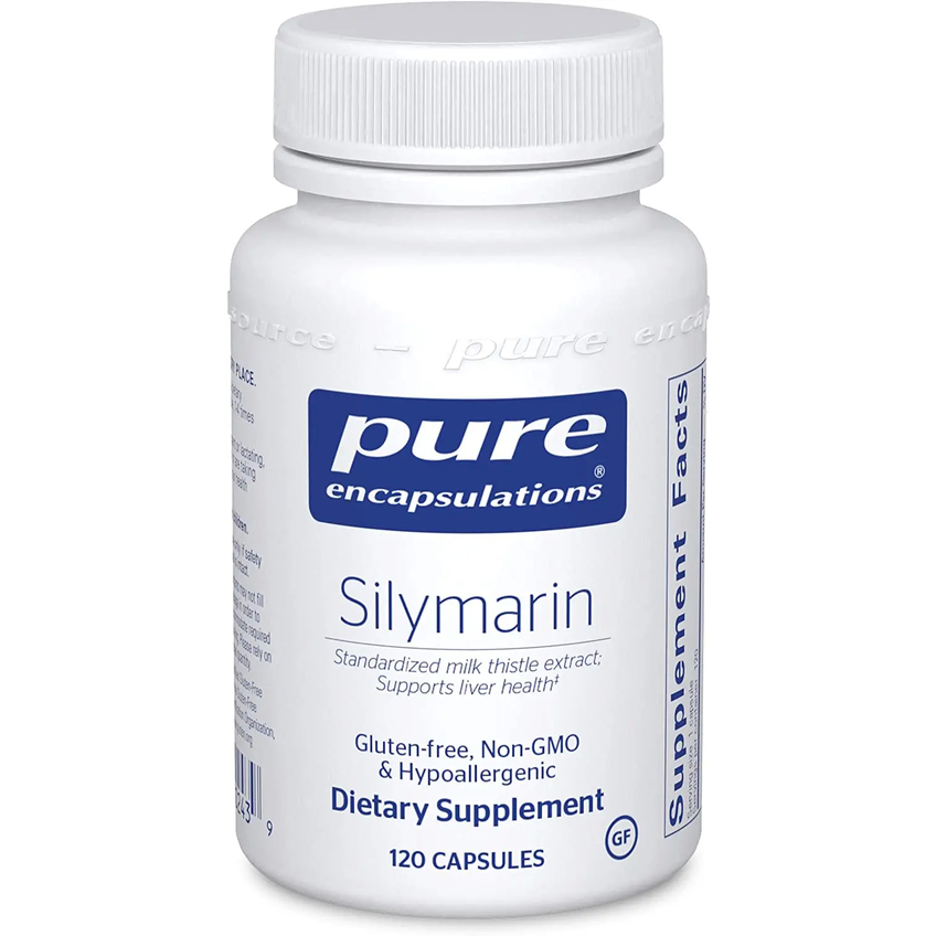 Силимарин / Silymarin, Pure Encapsulations, 250 мг, 120 капсул