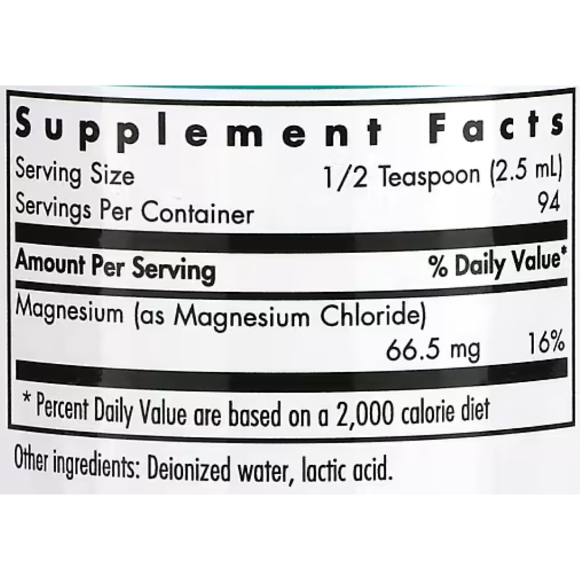 Жидкий хлорид магния / Magnesium Chloride Liquid, Nutricology, 236 мл