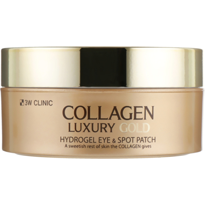 Патчи для глаз с коллагеном и золотом 3W Clinic Collagen & Luxury Gold Eye Patch