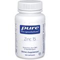 Пиколинат цинка / Zinc, Pure Encapsulations, 15 мг, 180 капсул