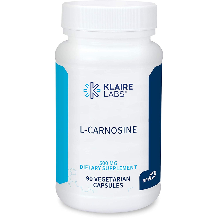 L-карнозин / L-Carnosine, Klaire Labs, 500 мг, 90 капсул