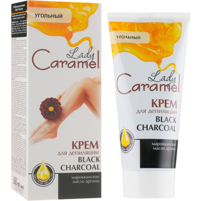 Крем для депиляции тела «Бамбуковые угли» Lady Caramel