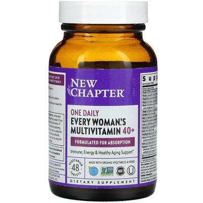 Вітамінний комплекс для жінок 40+ / 40+ Every Woman's One Daily, New Chapter, 48 таблеток