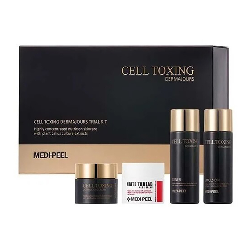 Набор омолаживающих миниатюр для лица и шеи Medi-Peel Cell Toxing Dermajours Trial Kit