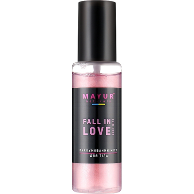 Парфюмированный мист для тела с шиммером натуральный «Fall in love» Mayur Body Mist