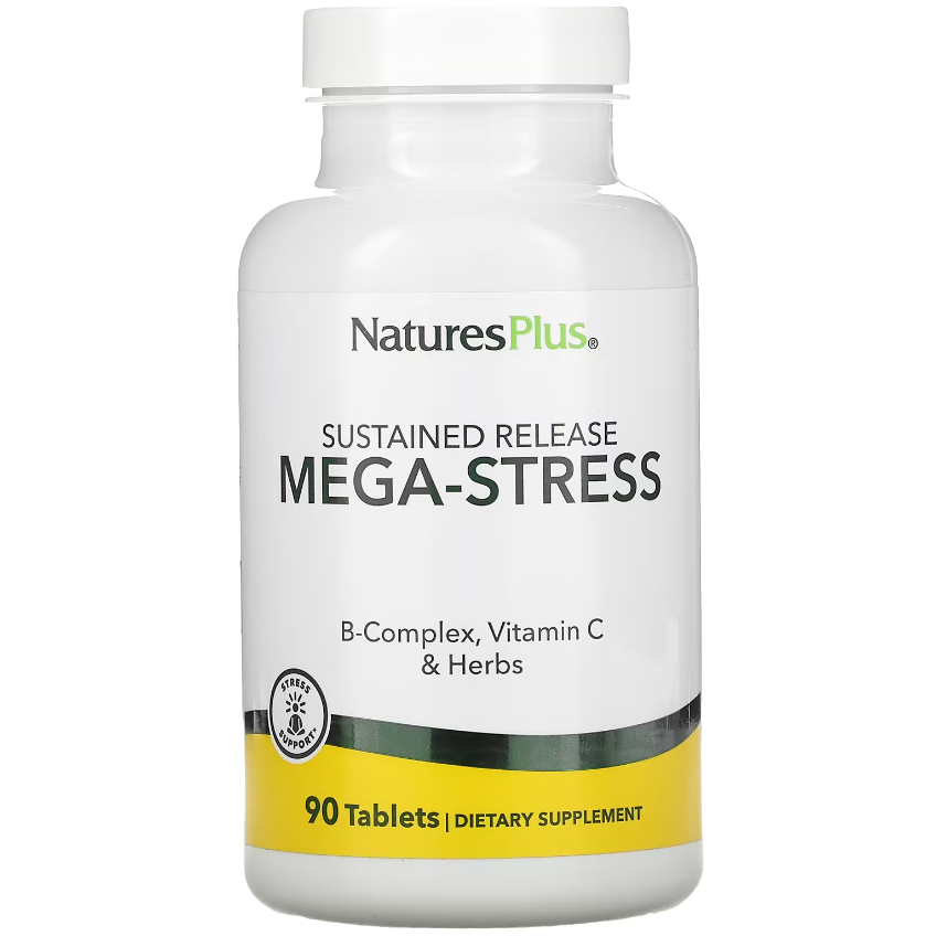 Мега-стресс комплекс / Mega-Stress Complex, Nature's Plus, 90 таблеток