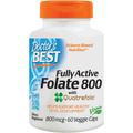 Полностью активный фолат / Fully Active Folate, Doctor's Best, 800 мкг, 60 капсул