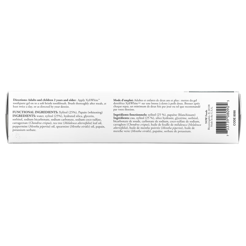 Зубная паста-гель «Освежающая мята» Now Foods XyliWhite Refreshmint Toothpaste Gel