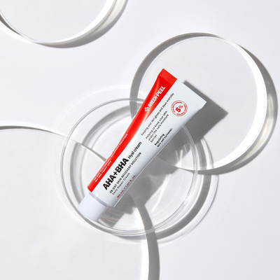 Крем-пилинг для лица восстанавливающий с кислотами Medi-Peel AHA BHA 28 Days Hyal Cream
