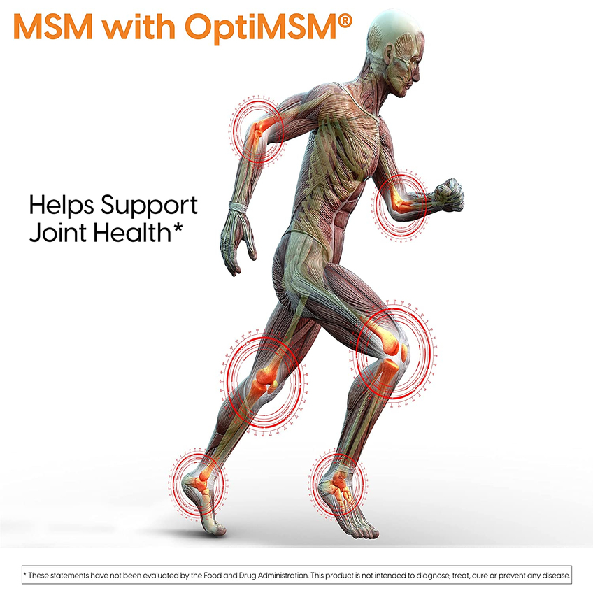 Метілсульфонілметан / MSM, Doctor's Best, 1500 мг, 120 таблеток
