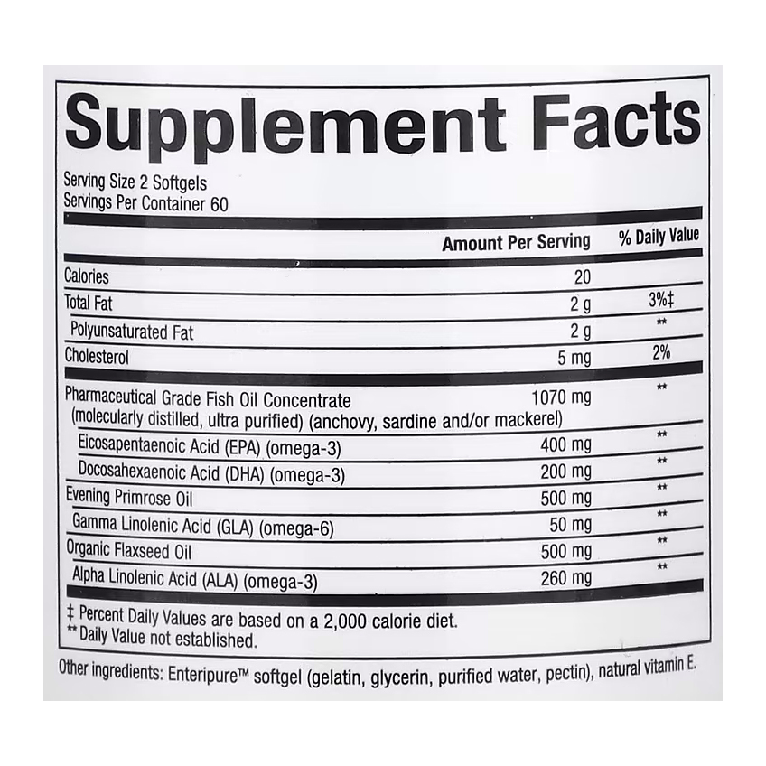 Омега-3 для жінок / RxOmega-3, WomenSense, Natural Factors, 120 гелевих капсул