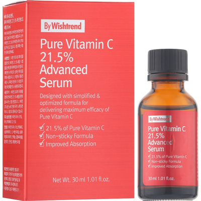 Концентрированная сыворотка для лица с витамином С By Wishtrend Pure Vitamin C 21.5% Advanced Serum