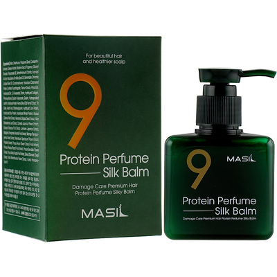 Несмываемый бальзам с протеинами для поврежденных волос Masil 9 Protein Perfume Silk Balm