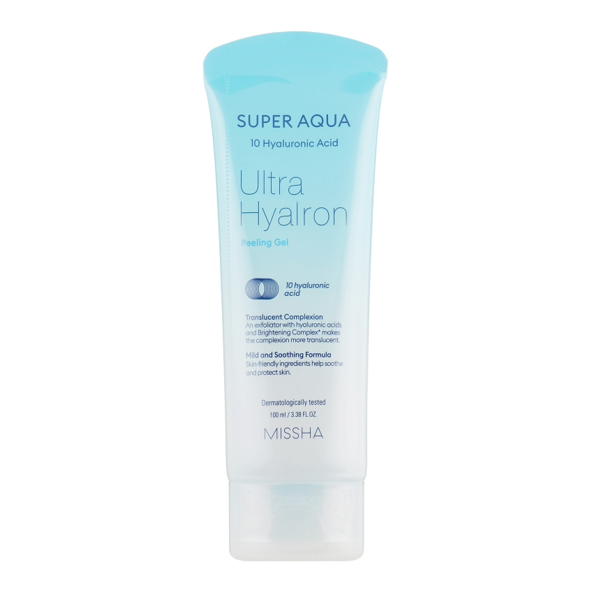 Пилинг-гель с гиалуроновой кислотой Missha Super Aqua Ultra Hyalron Peeling Gel