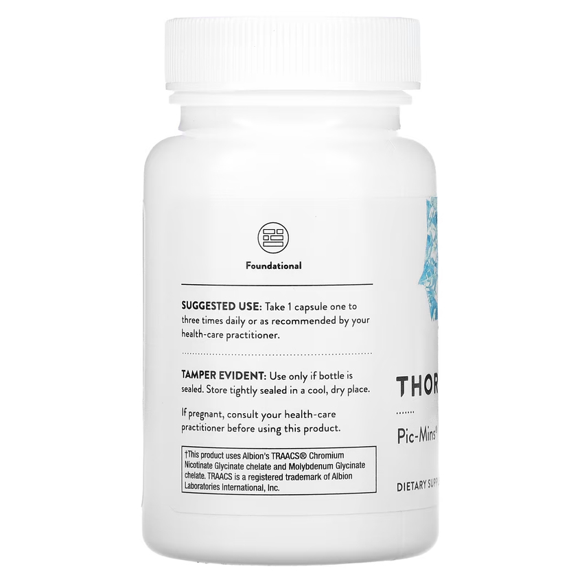 Микроэлементы / Pic-Mins, Thorne Research, 90 капсул