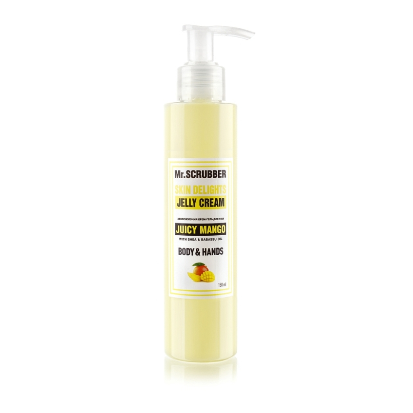 Увлажняющий крем-гель для тела и рук Mr.Scrubber Pineapple Body & Hands Cream