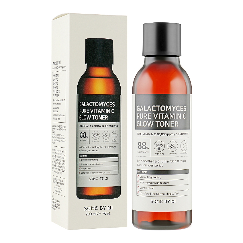 Тонер с витамином С и галактомиссисом Some By Mi Galactomyces Pure Vitamin C Glow Toner
