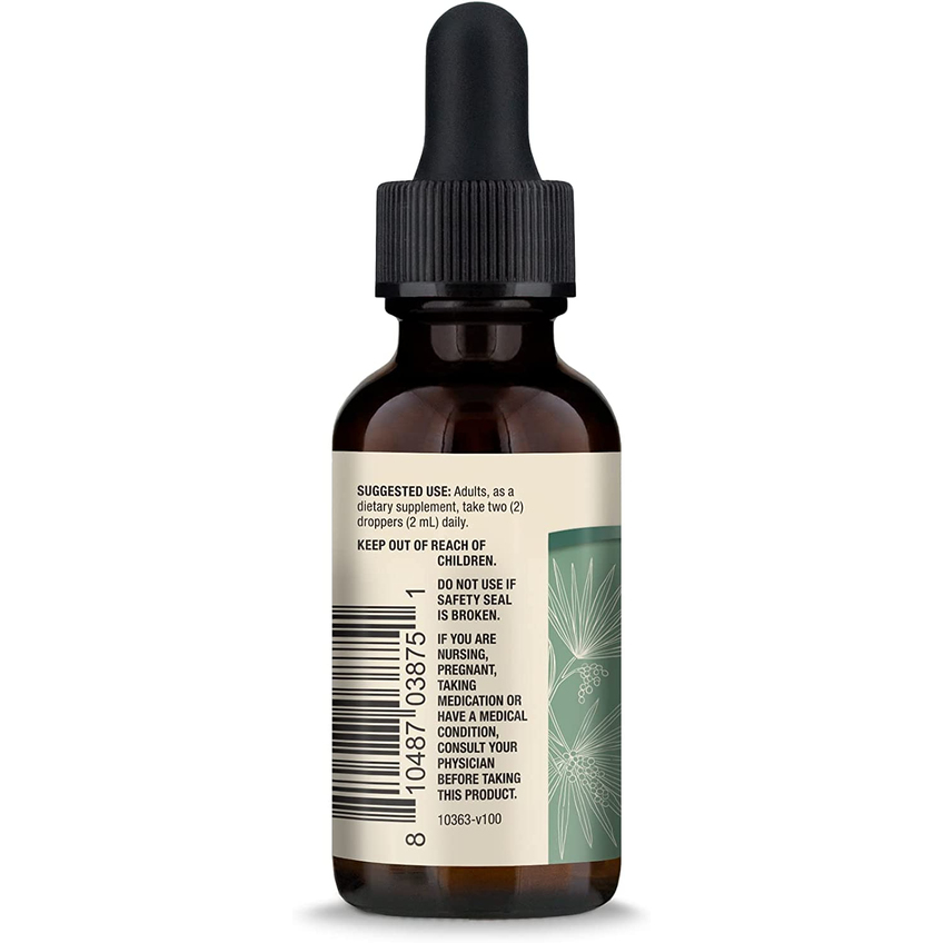 Со пальметто / Organic Saw Palmetto Liquid Drops, Dr. Mercola, 320 мг, 60 мл