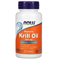 Олія морського криля 500мг Now Foods Krill Oil