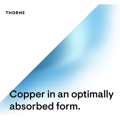 Бисглицинат меди / Copper Bisglycinate, Thorne Research, 2 мг, 60 капсул