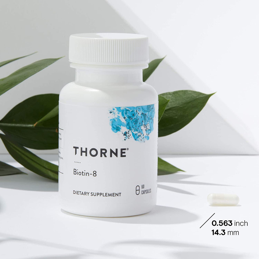Биотин-8 / Biotin-8, Thorne Research, 8 мг, 60 капсул