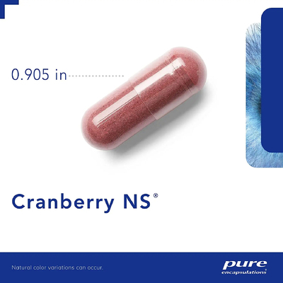 Клюква NS / Cranberry NS, Pure Encapsulations, 500 мг, 180 капсул