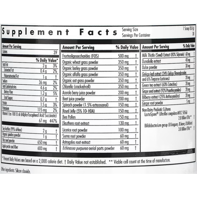 Зеленая пища / ProGreens with Advanced Probiotic Formula, Nutricology, 265 г