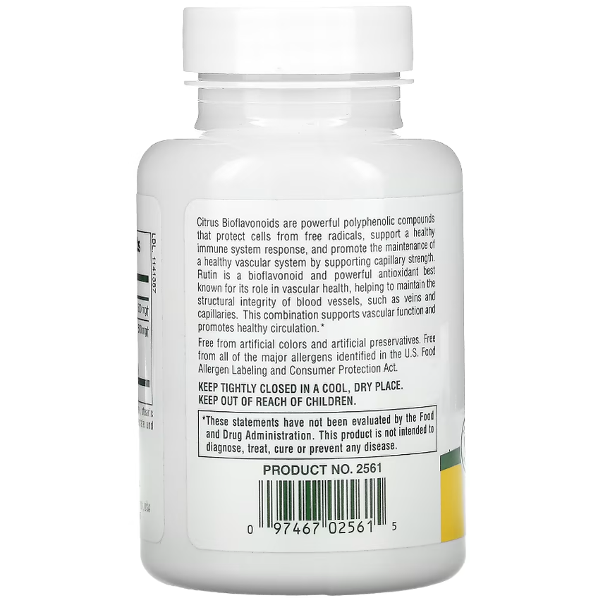 Рутин / Biorutin, Nature's Plus, 1000 мг, 60 таблеток