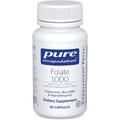 Фолат / Folate, Pure Encapsulations, 1000 мг, 90 капсул