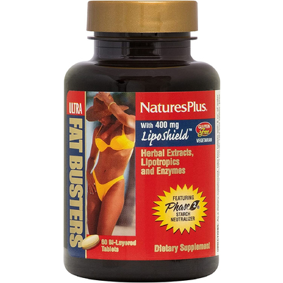 Жиросжигатель / Ultra Fat Busters, Nature's Plus, 60 таблеток