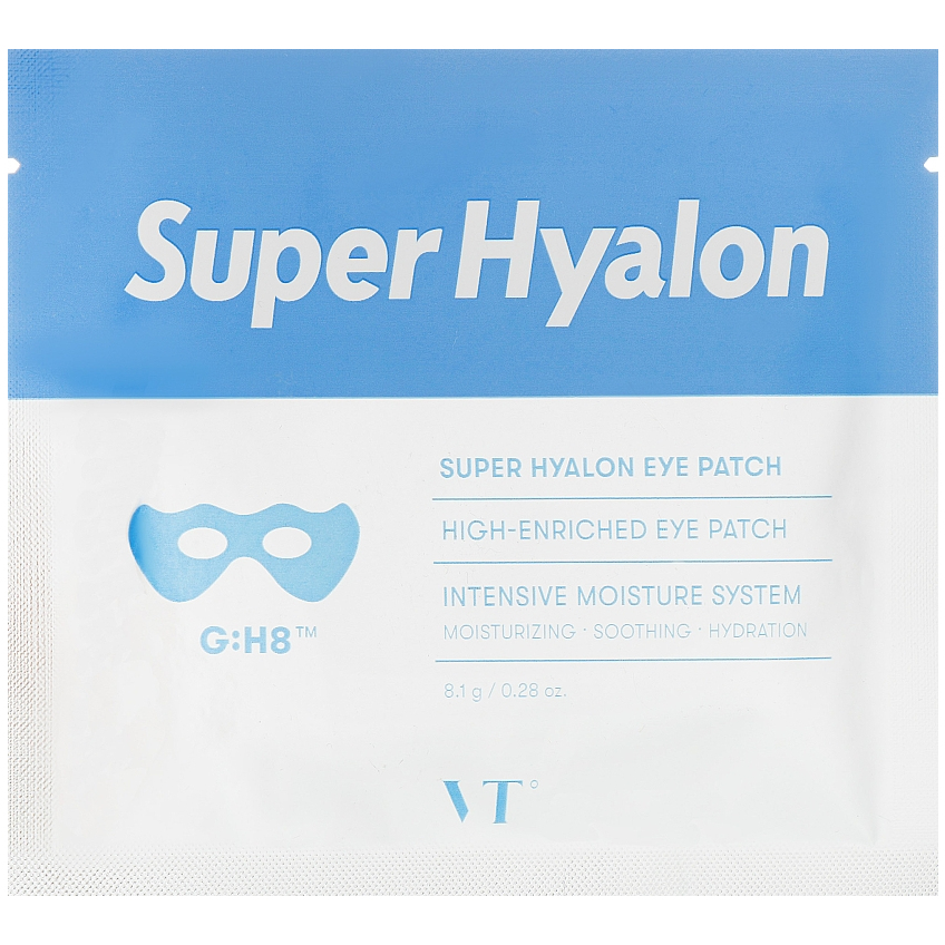 Гиалуроновые гидрогелевые патчи для глаз VT Cosmetics Super Hyalon Eye Patch