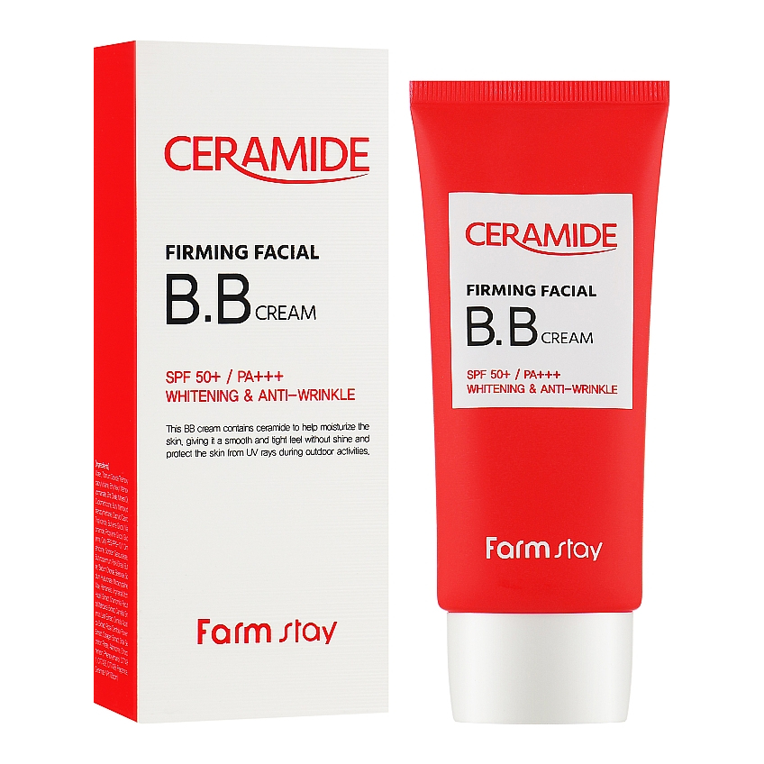 Укрепляющий BB-крем для лица с керамидами SPF 50 FarmStay Ceramide Firming Facial B.B Cream