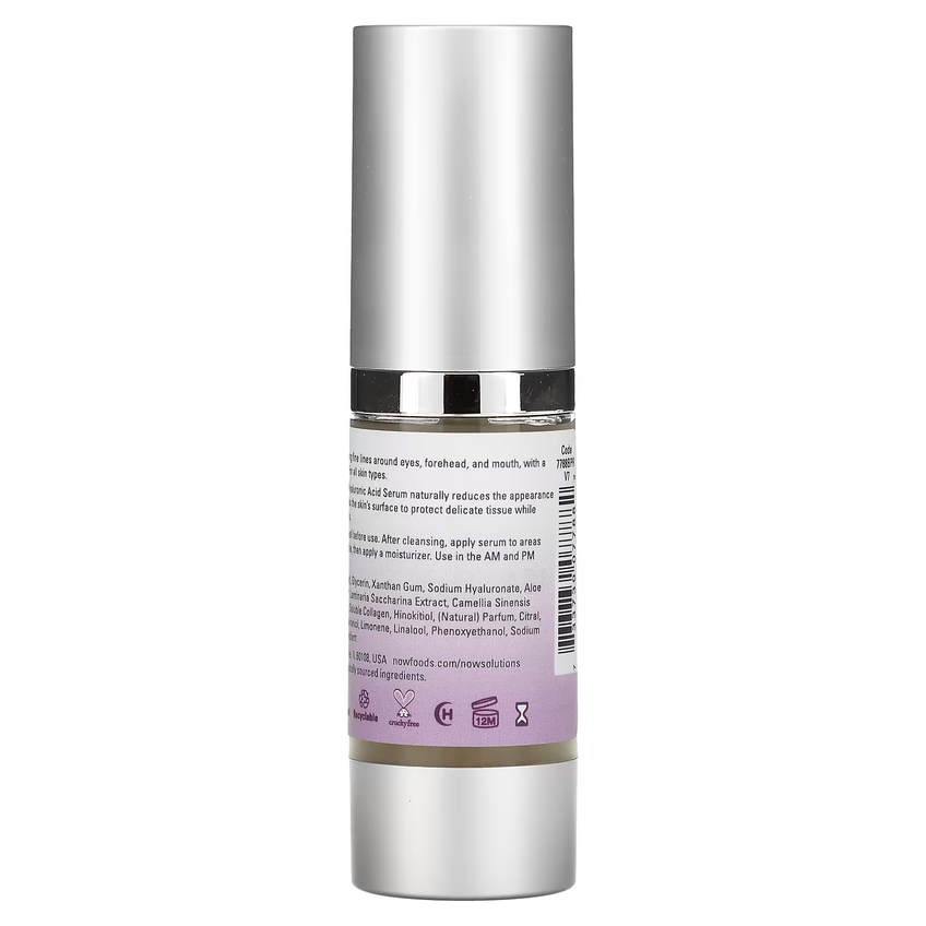 Укрепляющая сыворотка с гиалуроновой кислотой Now Foods Hyaluronic Acid Firming Serum