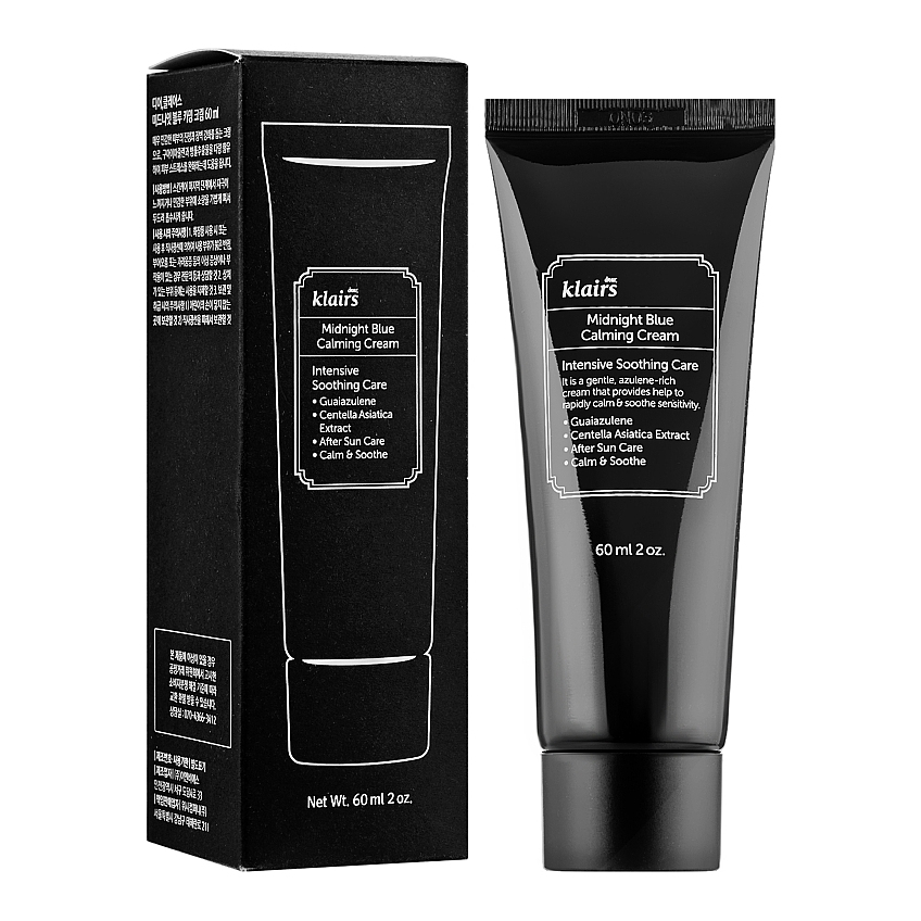 Зволожувально-пом'якшувальний крем для обличчя Klairs Midnight Blue Calming Cream