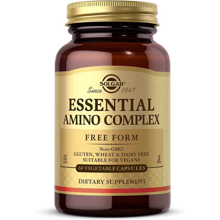 Комплекс незамінних амінокислот / Essential Amino Complex, Solgar, 60 вегетаріанських капсул
