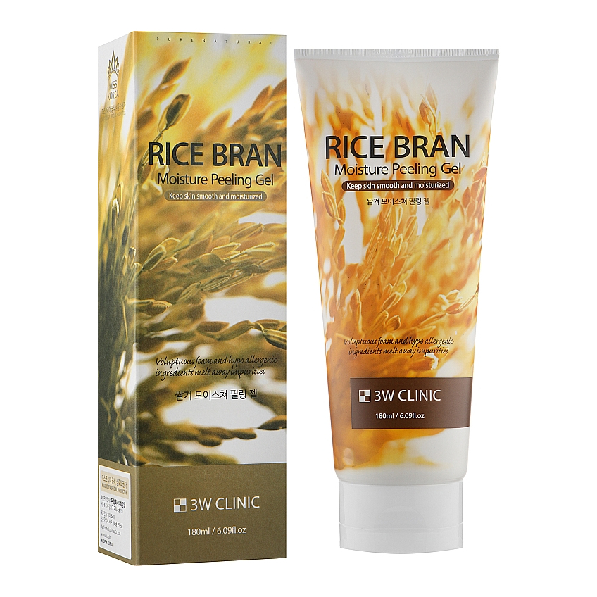 Пилинг-скатка с бурым рисом 3W Clinic Moisture Peeling Gel-Rice Bran