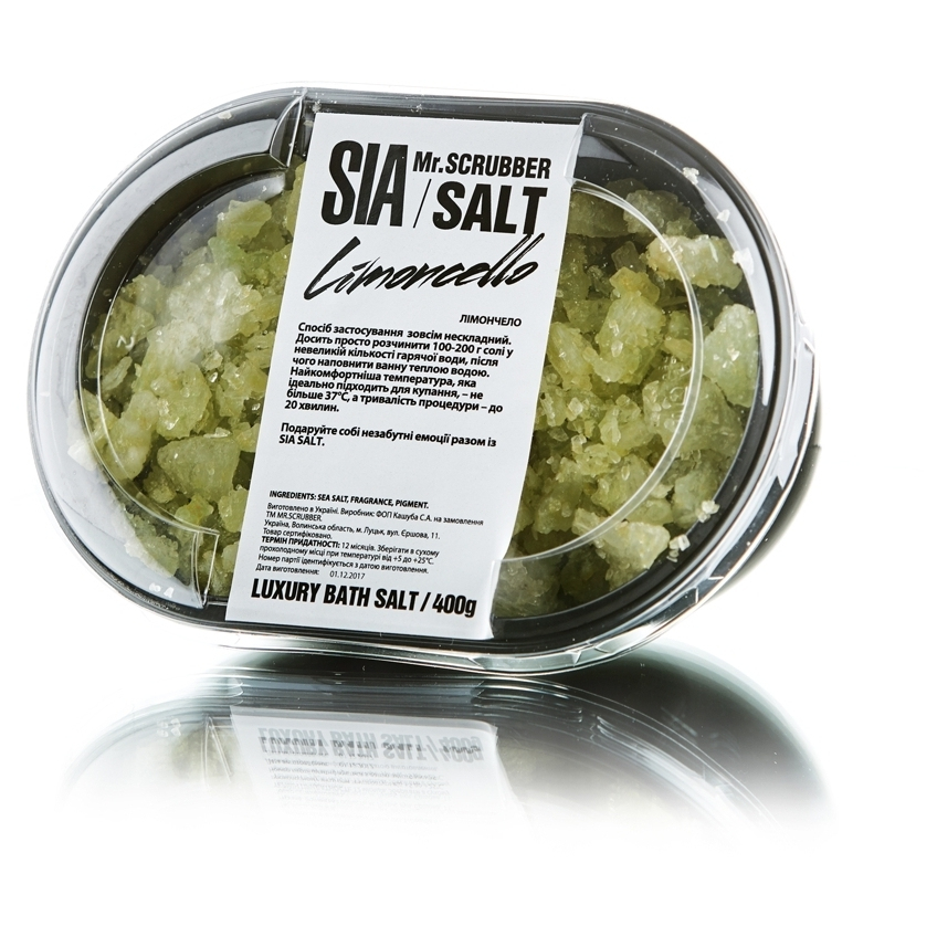 Сіль для ванни Mr.Scrubber Sia Salt Limoncello