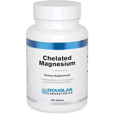 Хелатный магний / Chelated Magnesium, Douglas Laboratories, 100 мг, 100 таблеток