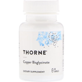 Бисглицинат меди / Copper Bisglycinate, Thorne Research, 2 мг, 60 капсул