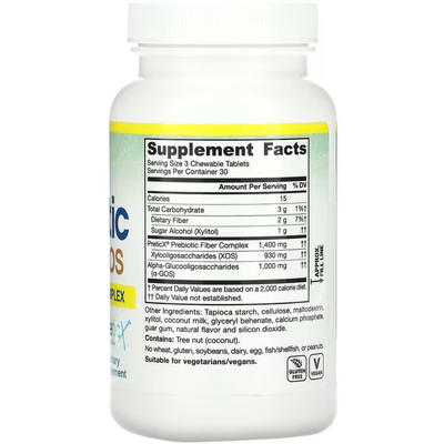 Пребиотики XOS+GOS / Prebiotics XOS+GOS, Jarrow Formulas, 90 таблеток