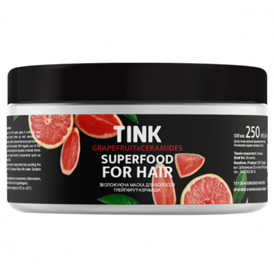 Зволожуюча маска для волосся «Грейпфрут-Кераміди» Tink Hair Mask