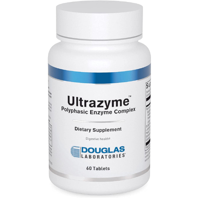 Ферментний комплекс для підтримка травлення / Ultrazyme, Douglas Laboratories, 60 таблеток