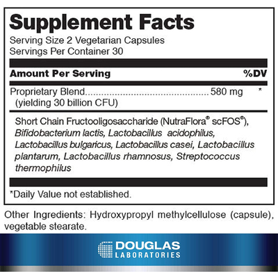 Мультипробіотики для жінок / Multi-Probiotic YC-7, Douglas Laboratories, 60 капсул