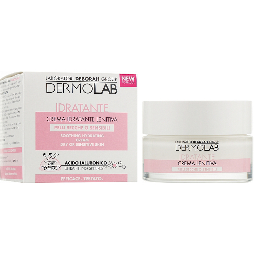 Успокаивающий увлажняющий крем Deborah Milano Dermolab Soothing Hydrating Cream SPF 15