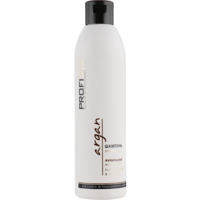 Шампунь увлажняющий с аргановым маслом для сухих и ломких волос Profi Style Argan Shampoo Nourishing for Damaged & Dry Hair